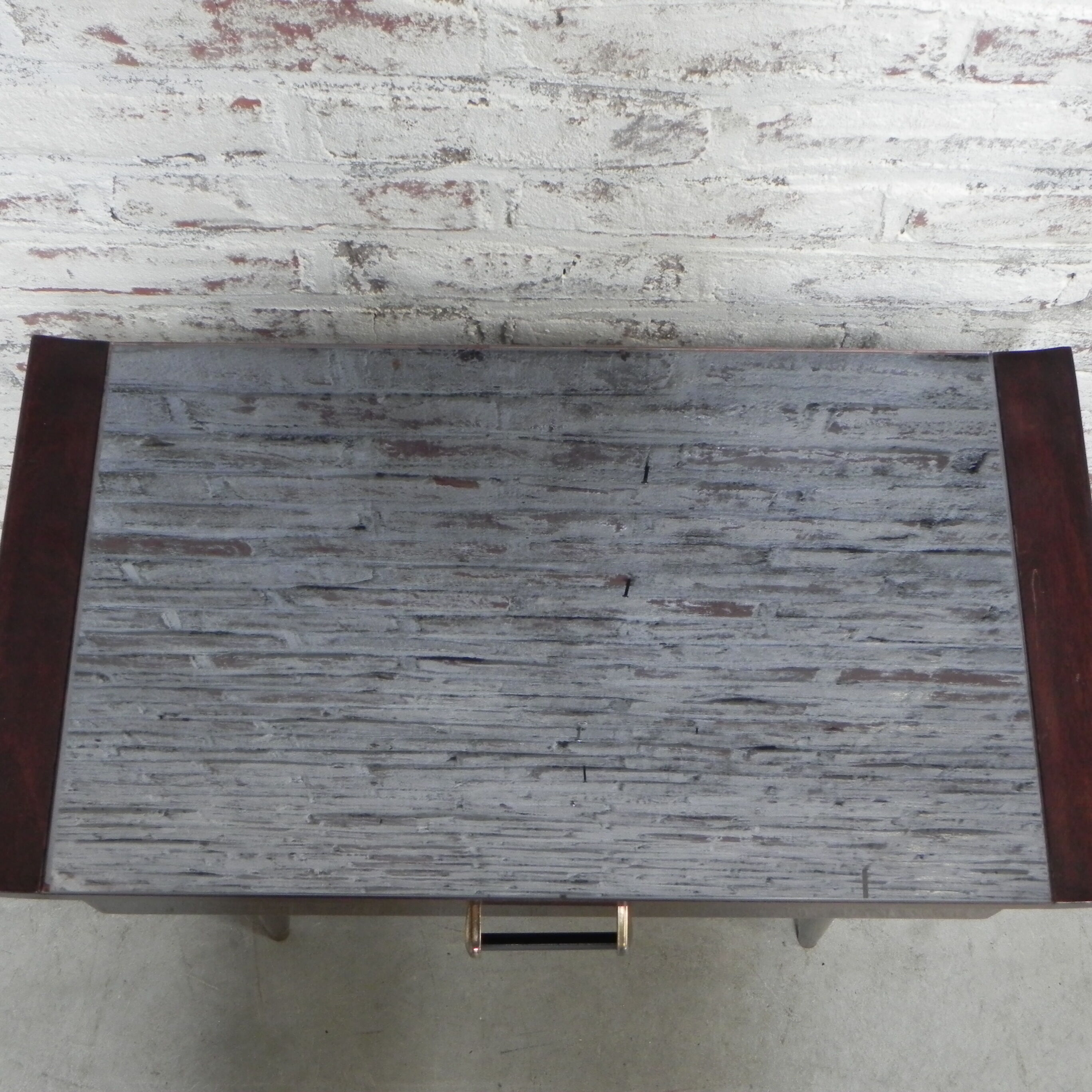 2 vintage bedside tables