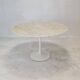 Knoll Marble Dining Table With 5 Chairs by Eero Saarinen, 1960s