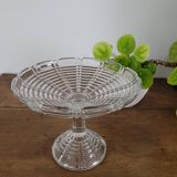 Stemmed glass bowl