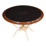 French design coffee table in painted metal from 60s