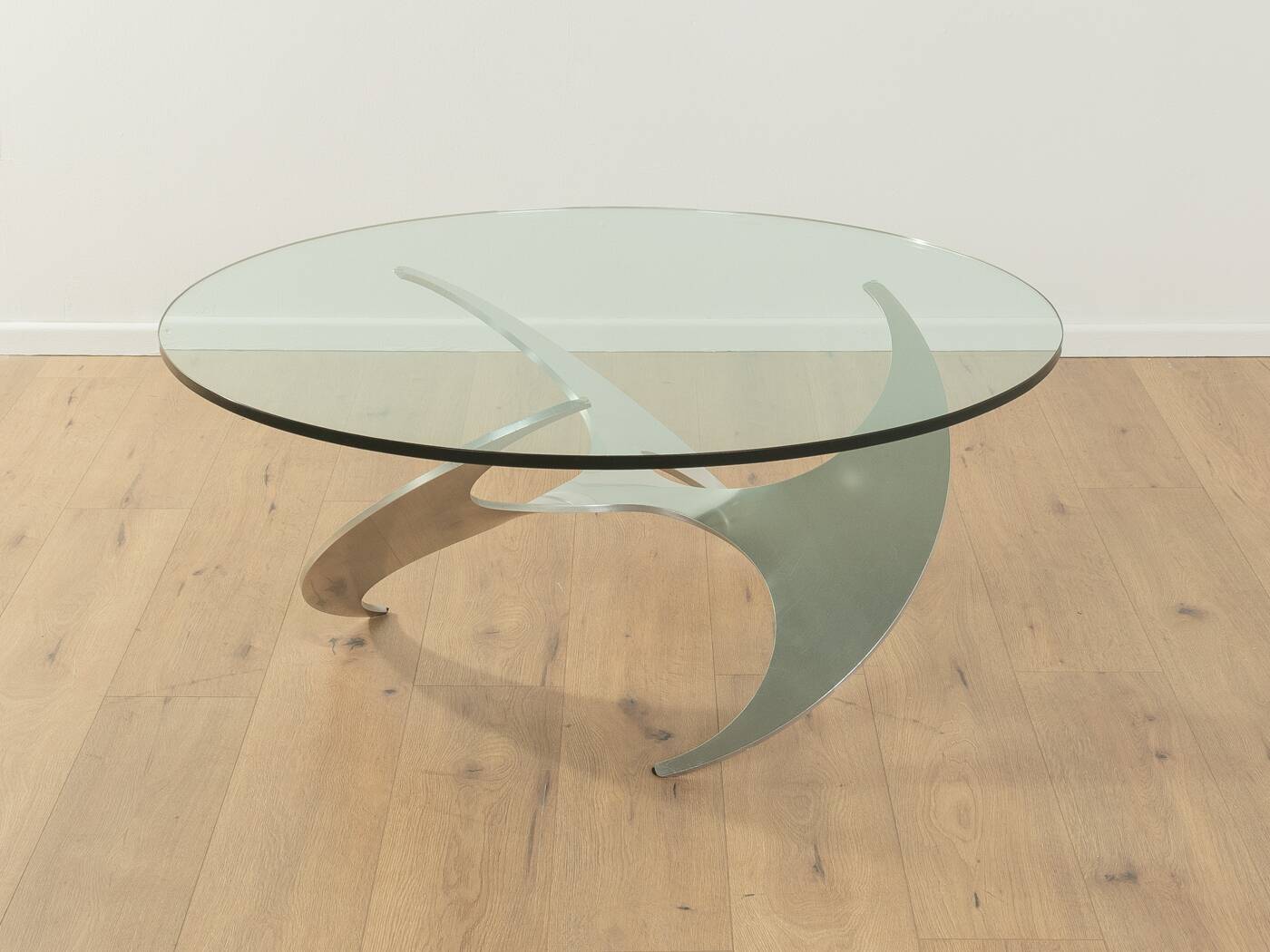 Propeller coffee table, Knut Hesterberg for Ronald Schmitt, vintage