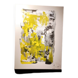 Abstract painting by decorator Erik Huet Alvarez