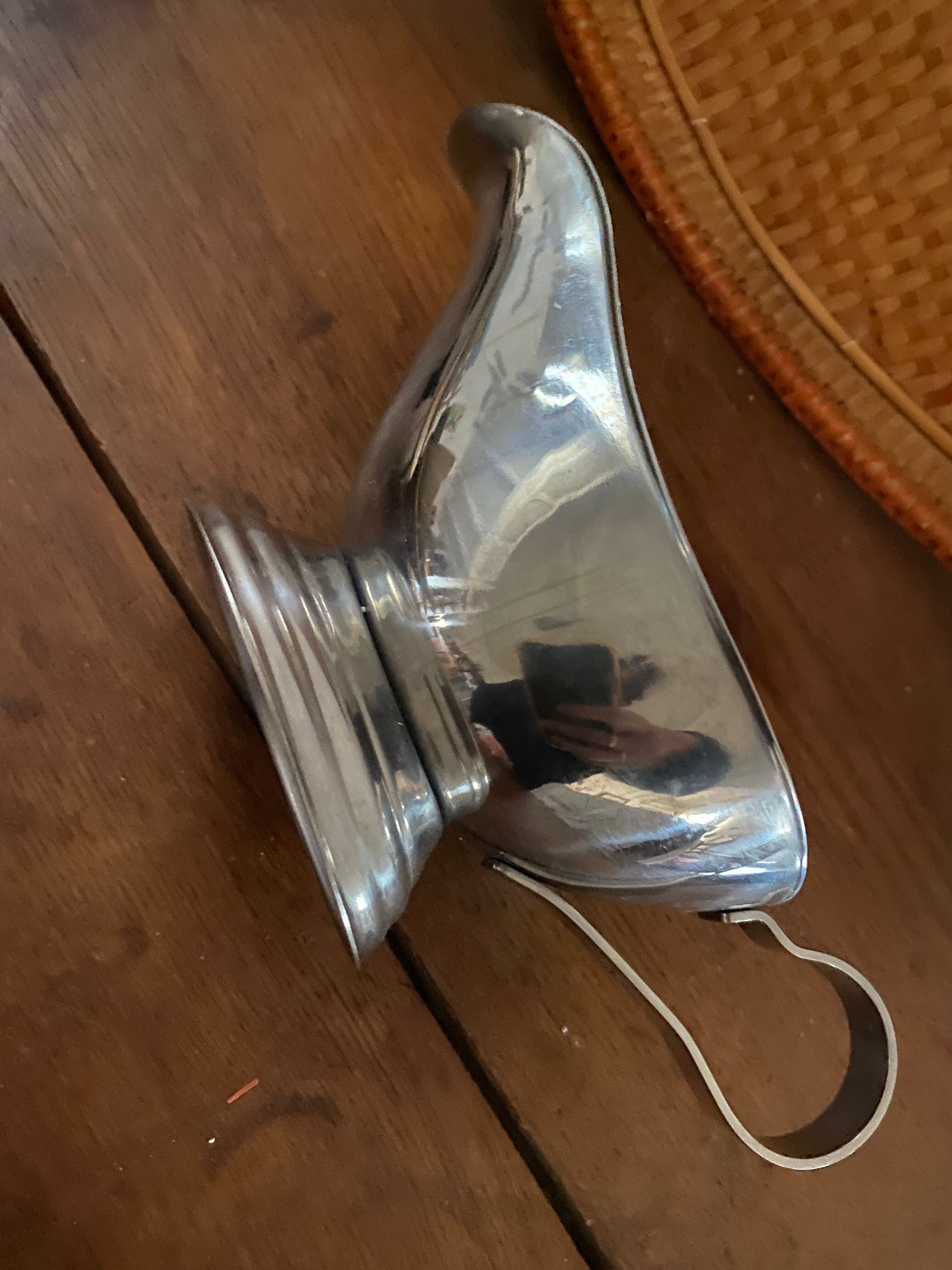 Vintage stainless steel saucemaker.