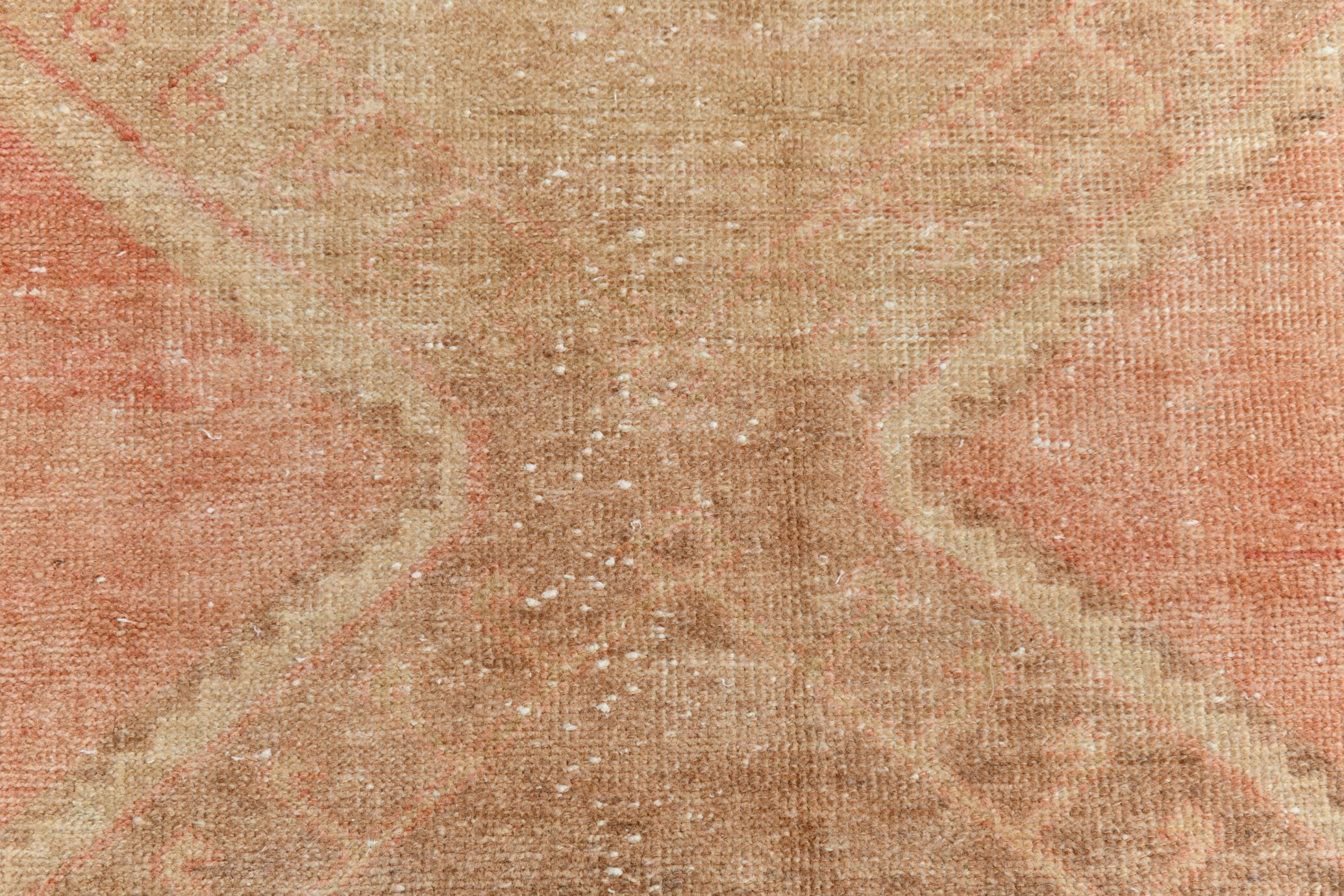 Orange and brown runner rug 78x393cm