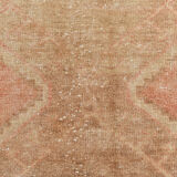 Orange and brown runner rug 78x393cm