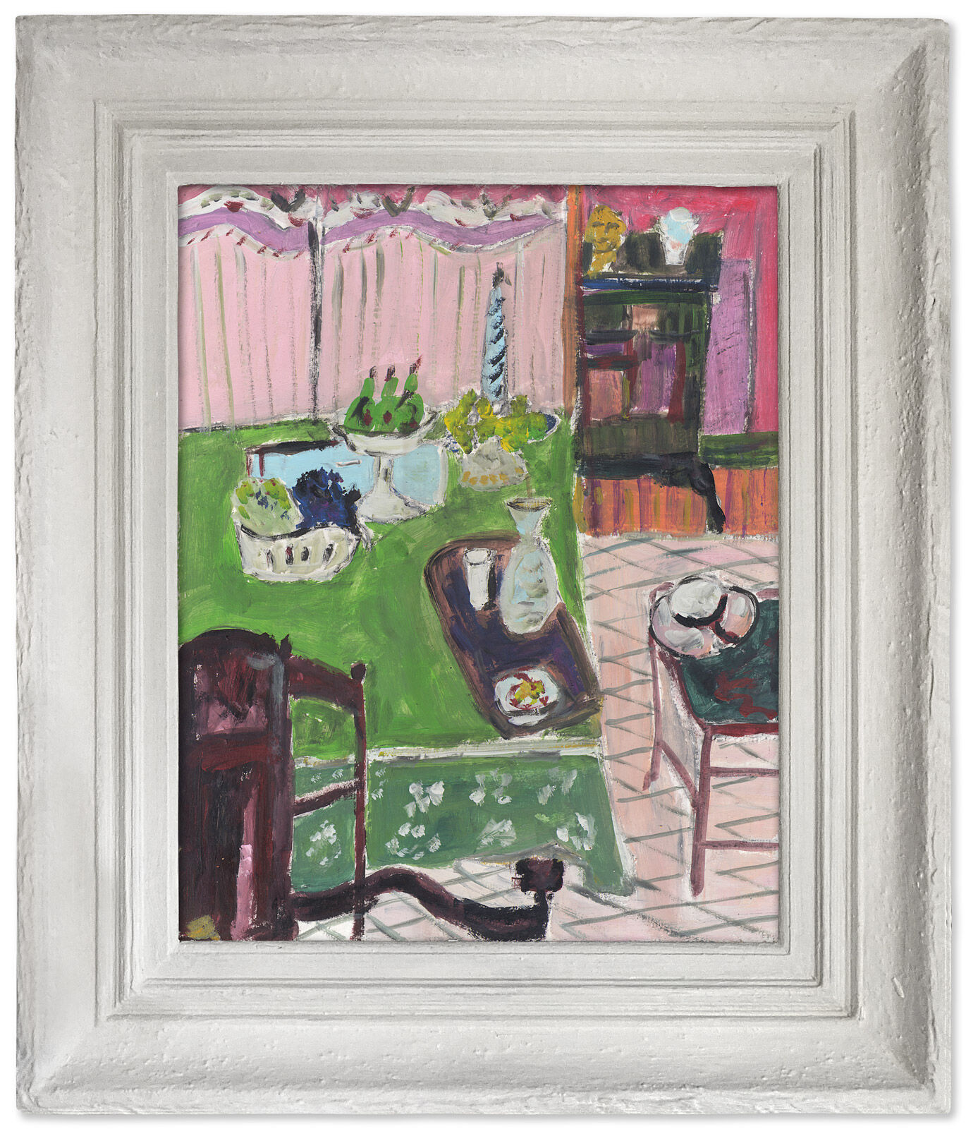 French interior, oil painting