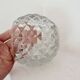 Vintage pressed glass bowl / pocket bowl – diamond pattern – 1960s/70s