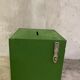 Green box, former ballot box