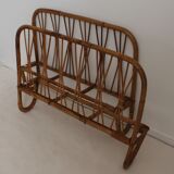 Rattan bed & vintage bamboo