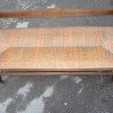 Old mulched bench