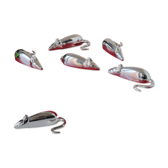 Lot de 6 portes couteaux souris