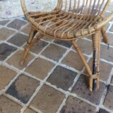 Rattan children's chair