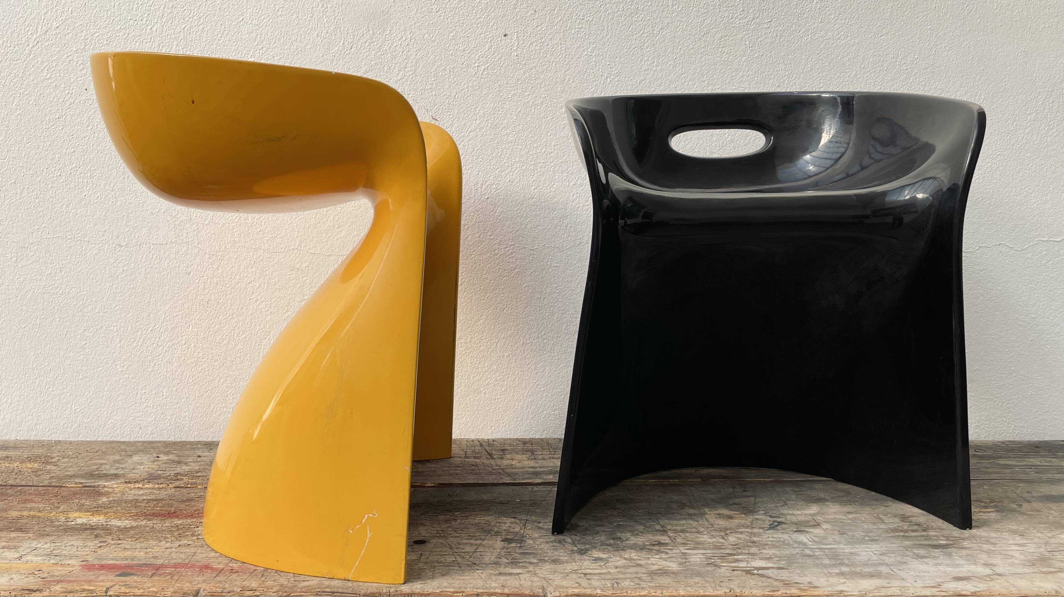 Paire de chaises « Bowl-chairs » design