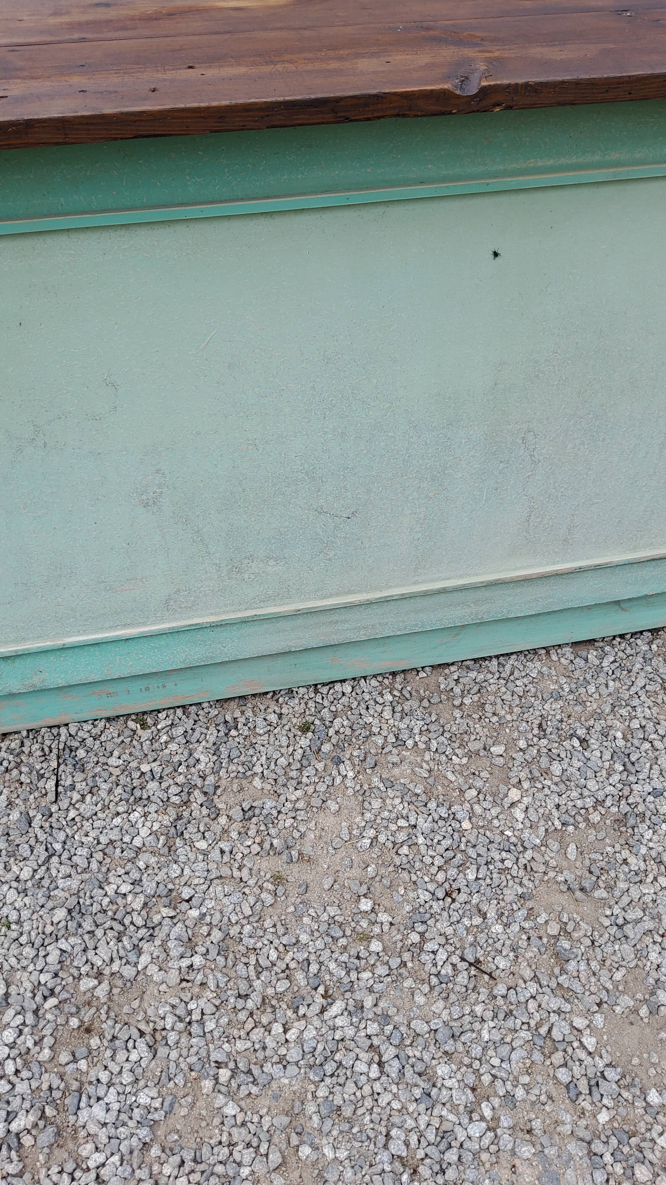 Hardware counter of the 50s 8 drawers 1 niche 250cm