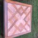 Table basse en noyer et marbre italien