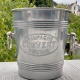 Aluminum champagne bucket 30 years COVERED RHEIMS