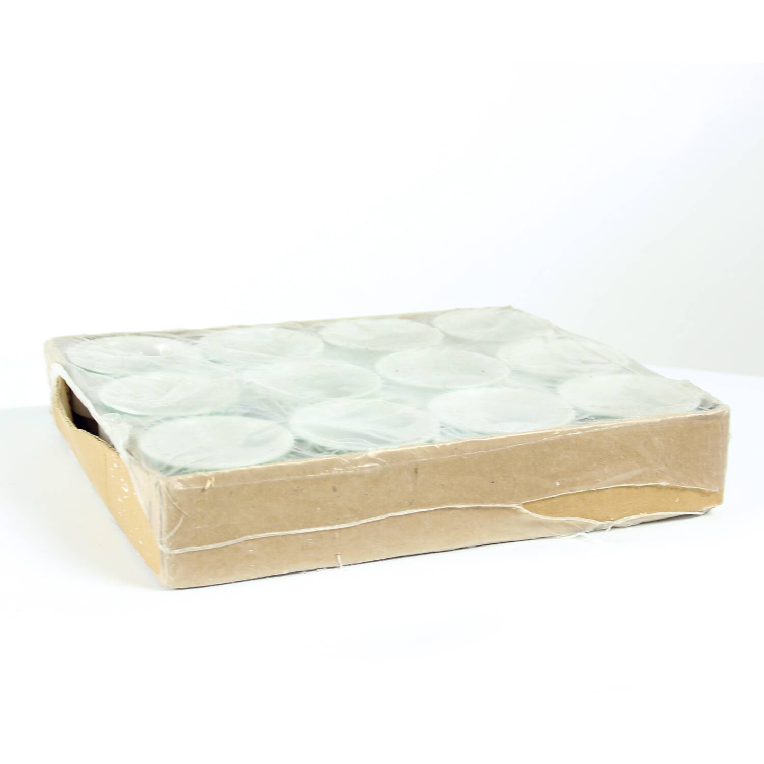 Lot de 12 tasses en porcelaine blanche de Lubiana, Pologne années 1960