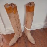 Old boot shotrees, wooden, size 38-40
