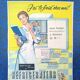 Paper advertisement subject refrigerator fridge from a period magazine