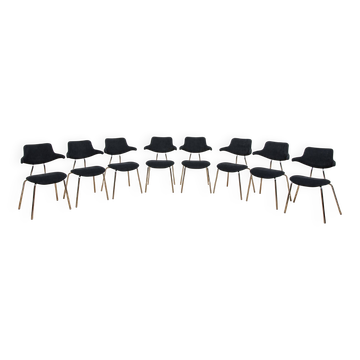 Chaises de salle à manger modèle VL118 par Vermund Larsen pour Vermund Larsen A/S, Danemark, années 1960, ensemble de 8.