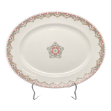 Plat ovale en porcelaine Limoges collab Bernardaud
