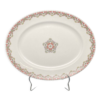 Plat ovale en porcelaine Limoges collab Bernardaud