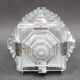 1970s Brutalist Wall Glass Light by Kamenicky Senov, Czechoslovakia