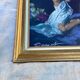 Signed pastel painting on paper < Young woman > dimensions: height -63 cm - width - 51 cm -