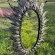 Oval leafy mirror - 1960 - sun mirror style