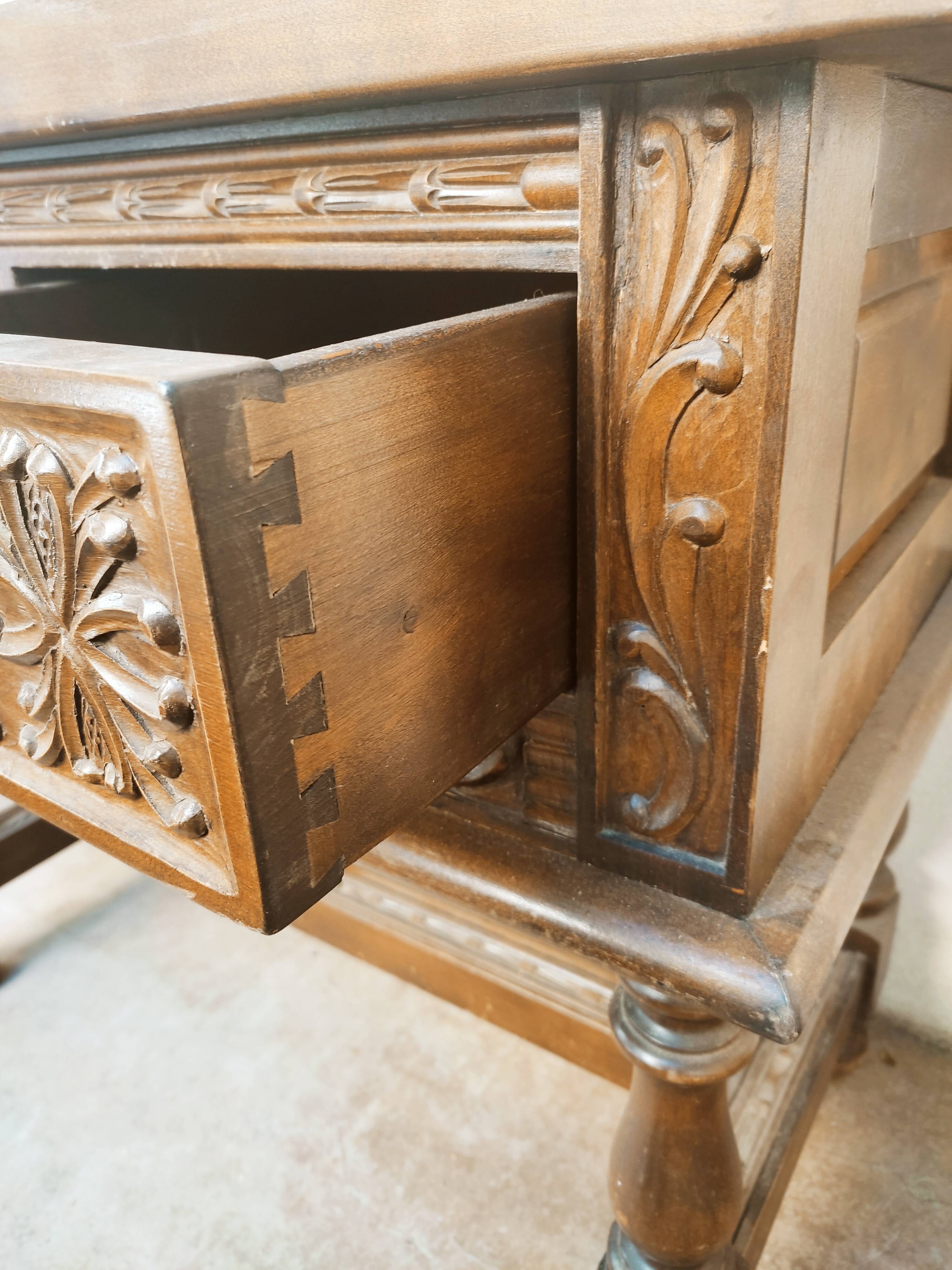 Ethnic carved wooden furniture