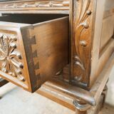 Ethnic carved wooden furniture