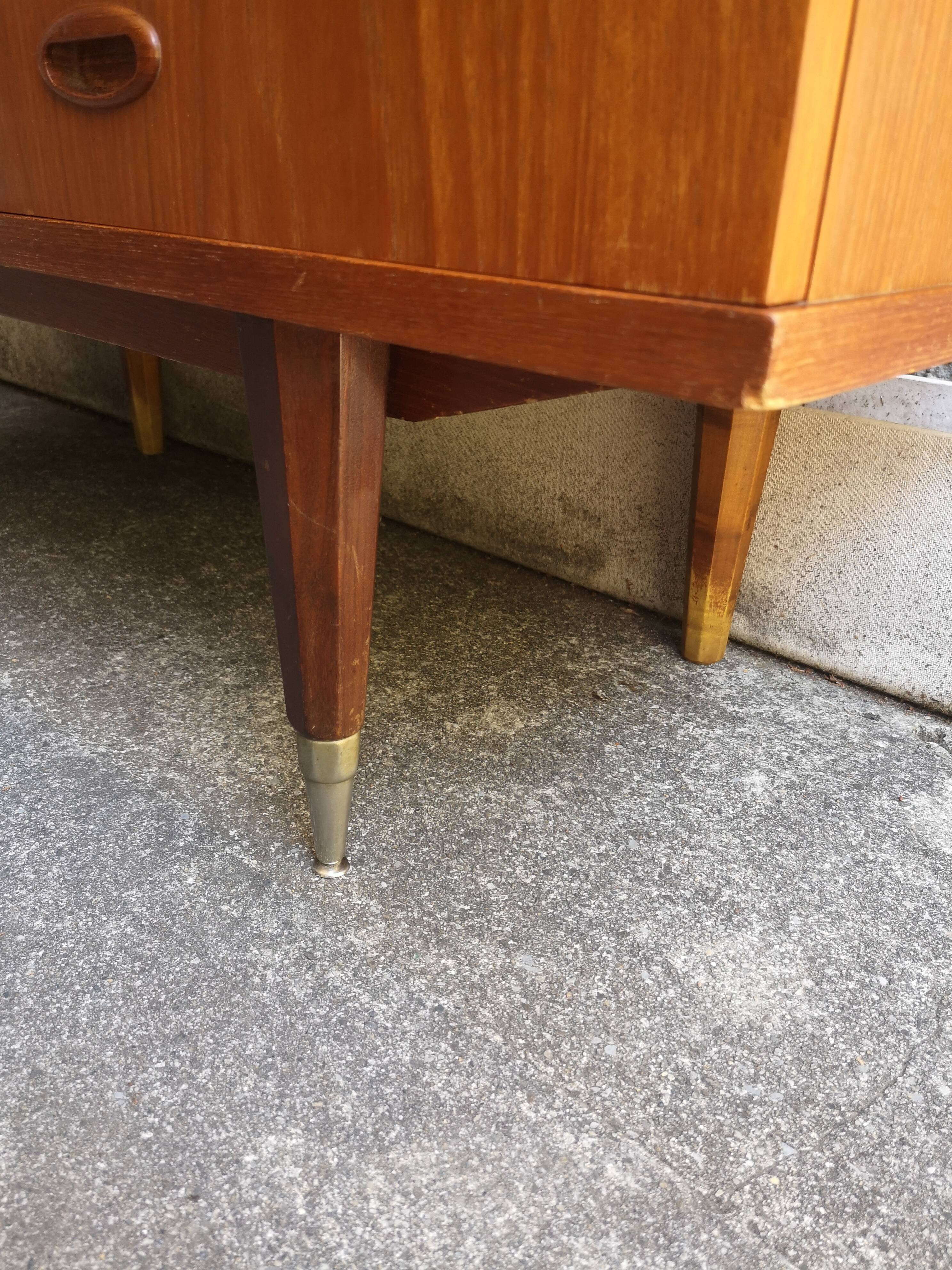 Low buffet, vintage, Scandinavian style in teak