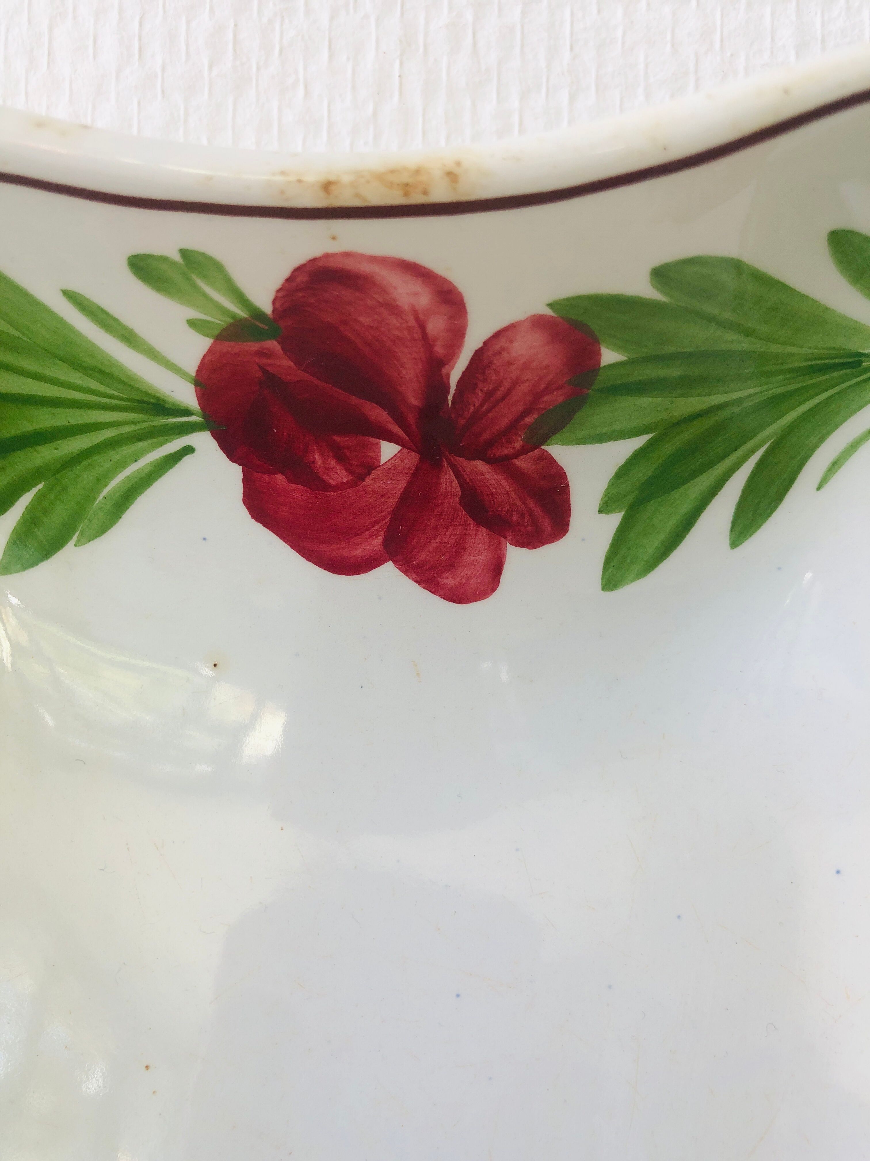 Plat faïence Niderviller