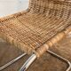 Set of 4 mr10 rattan chairs by mies van der rohe