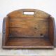 Wooden shelf, washerwoman's box, trade furniture, folk art