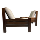 Two modernist lounge chairs from the 1960s.
