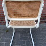 Cesca dining room chair designed by Marcel Breuer