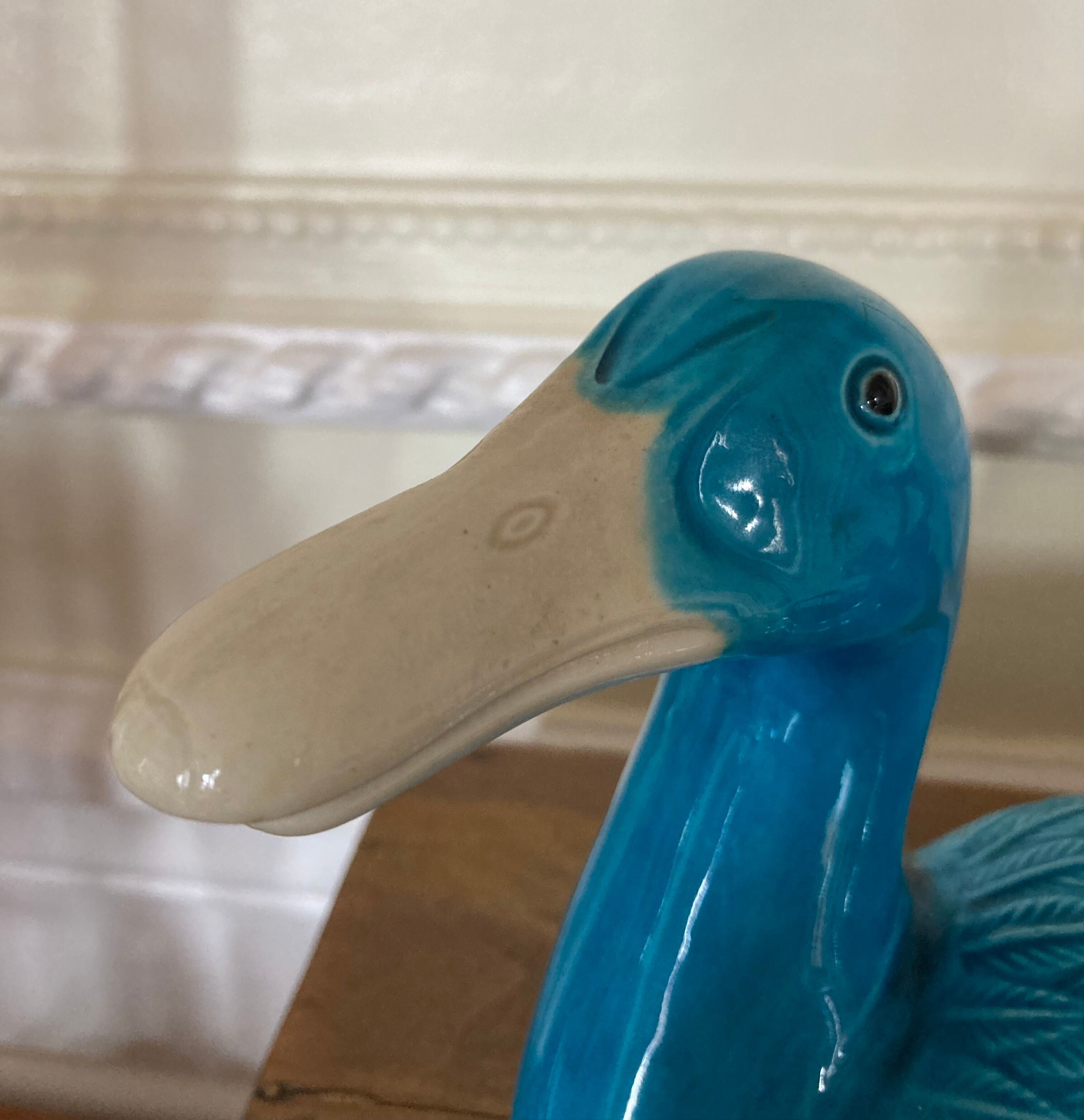 Paire de canards en porcelaine de Chine - milieu XXeme