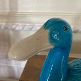 Pair of Chinese porcelain ducks - mid-twentieth