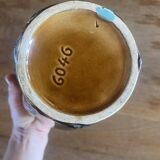 Magnificent vintage multicolor vase numbered from the 50s and 60s