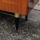 Wardrobe inlaid vintage shelves 50s, mirror