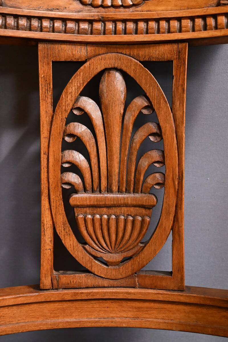 Paire de Fauteuils en Hêtre teinté – Début XXe