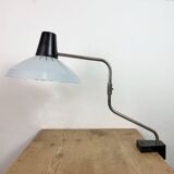 Grey Industrial Factory Office Desk Lamp from Elektrosvit, 1970s