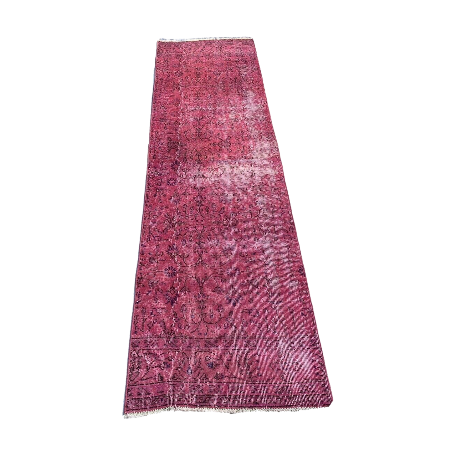 Distressed turkish narrow runner 247 x 70 cm