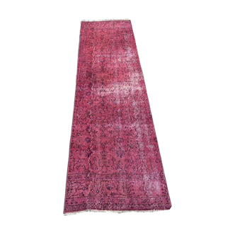 Distressed turkish narrow runner 247 x 70 cm