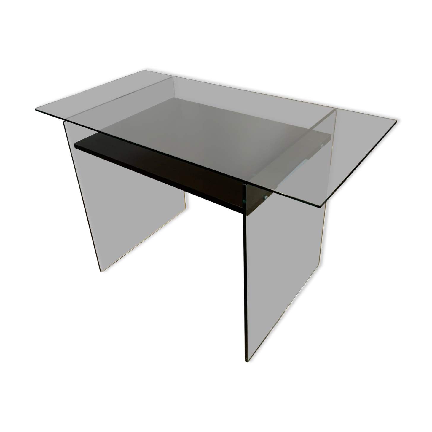 Artelano glass & wood desk