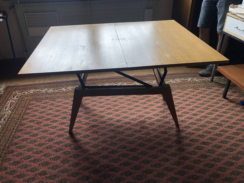 Vintage 60s transformable table