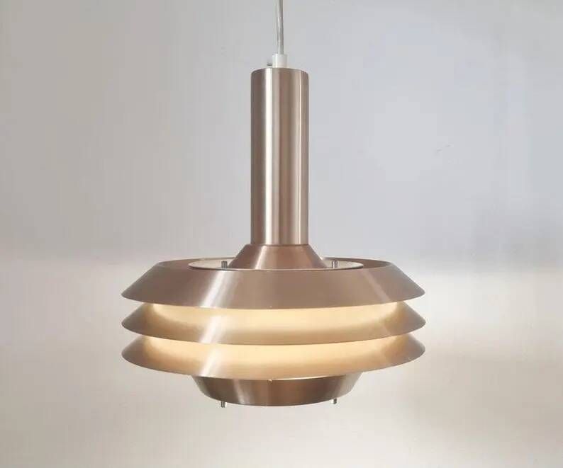 Midcentury Pendant, Jo Hammerborg, Denmark, 1970s