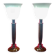 A pair of understated and elegant lamps, vintage, from the 70s-80s.