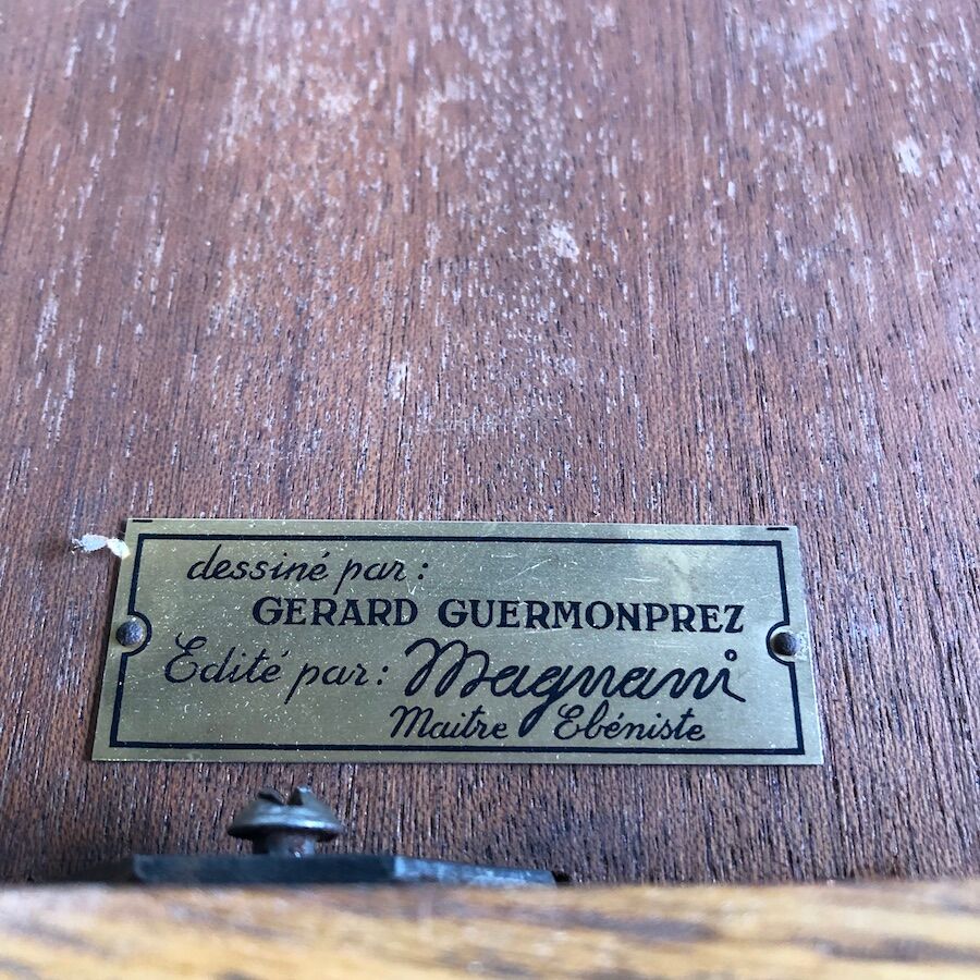 Dining table by Gérard Guermonprez by Magnani (1957)